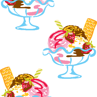 Ice Cream Sundae / Original Background Images - Ice Cream Sundae Clip Art (400x400)