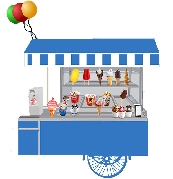 Ice Cream Clipart Booth - Countdown To Summer 2018 (600x640)