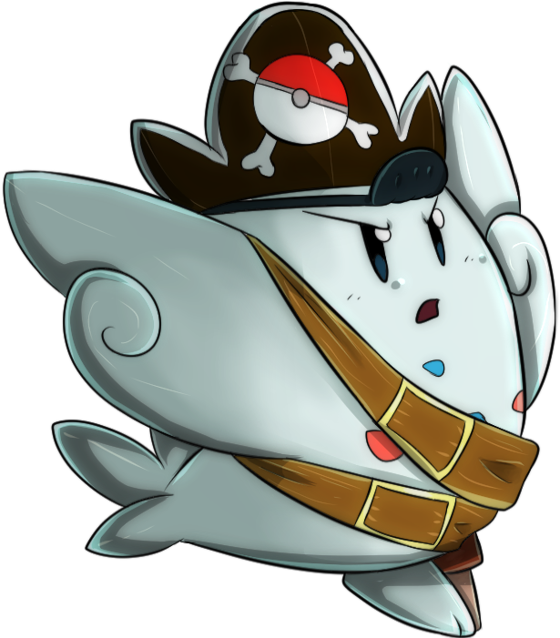 Pirate Togekiss By Nuclear-smash - Cartoon (900x700)
