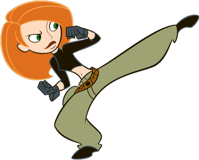 Kim Possible Leg Move - Kim Possible Png (400x400)