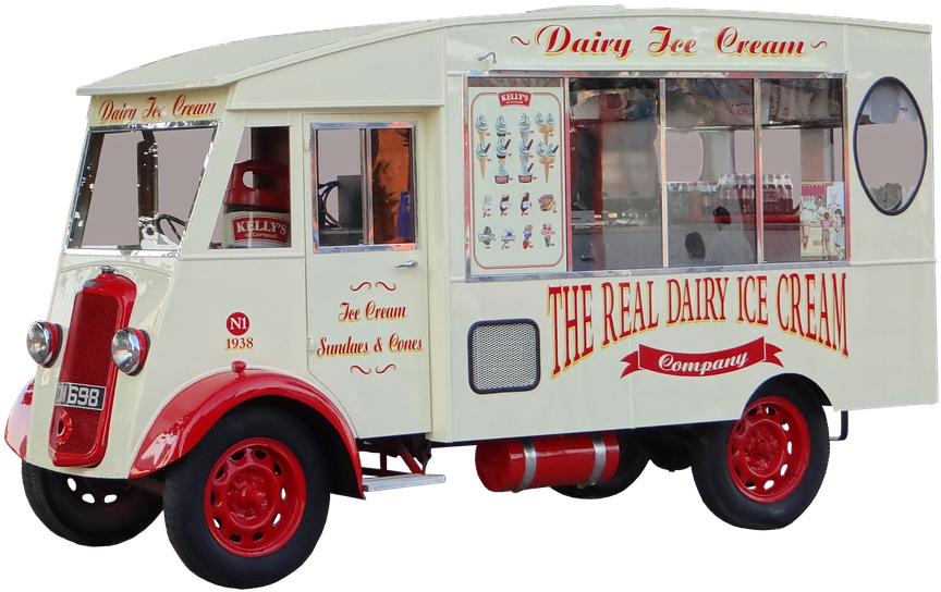 Transit Van Cliparts 13, Buy Clip Art - Ice Cream Truck Transparent Background (960x611)