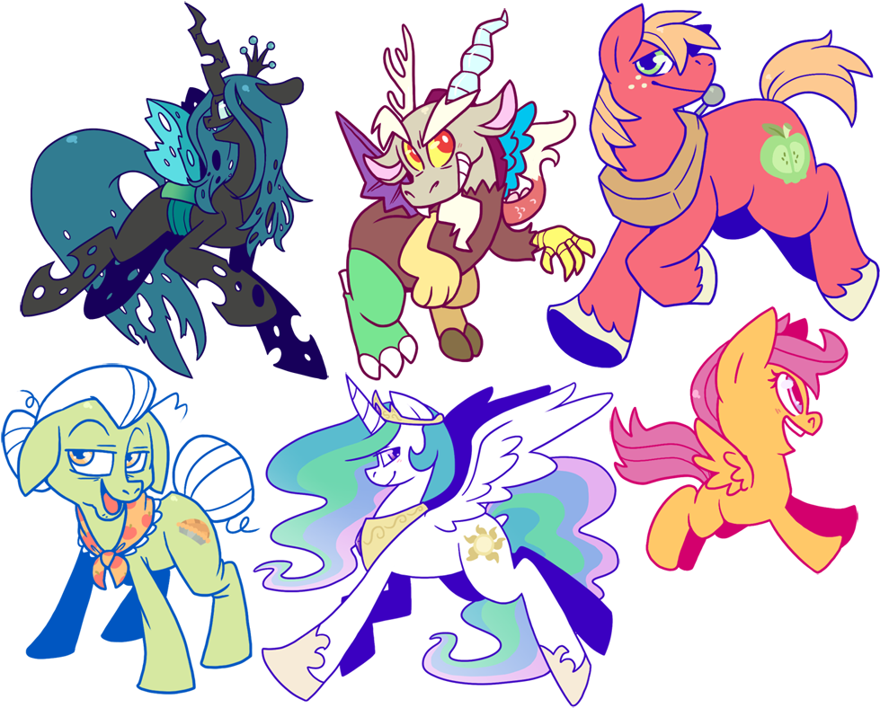 Smore Ponies By Grindzone Smore Ponies By Grindzone - Cartoon (1016x800)