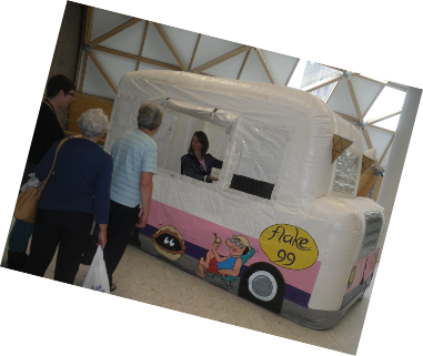 Indoor Ice Cream Van - Van (381x321)