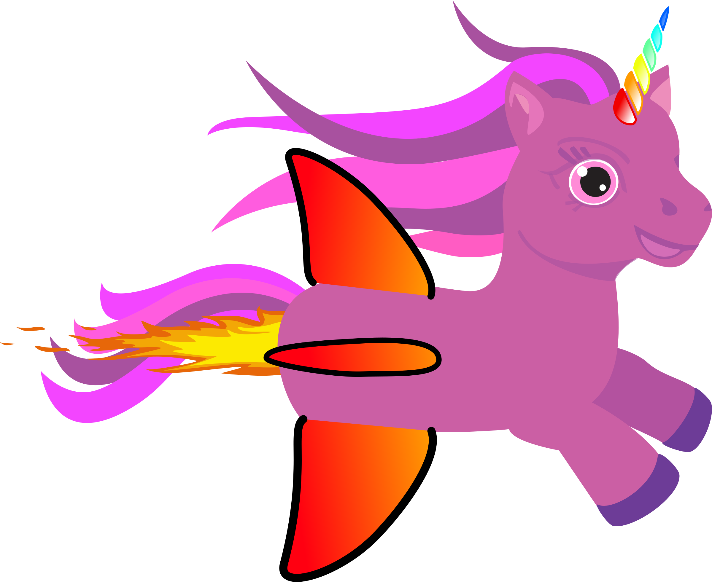 Purple Rocket Cliparts 7, Buy Clip Art - Clip Art (2400x1963)