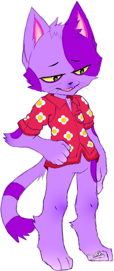 Animal Crossing Bob By Anbugreninja - Animal Crossingbob Cat Deviantart (389x900)