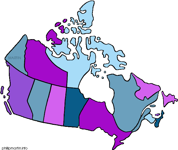 Clipart Info - Provinces And Territories Of Canada (686x552)
