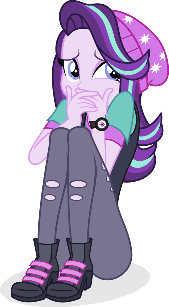 Punzil504, Beanie, Clothes, Covering Mouth, Cute, Equestria - Mlp Equestria Girls Starlight Glimmer (563x1024)