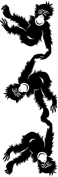 Click And Drag To Re-position The Image, If Desired - Affiche Vintage Monkey At Zoo Dimensions 50x70 Cm (231x700)