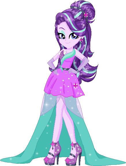 Gihhbloonde, Clothes, Dress, Equestria Girls, Eyeshadow, - Starlight Glimmer Equestria Girl (458x604)