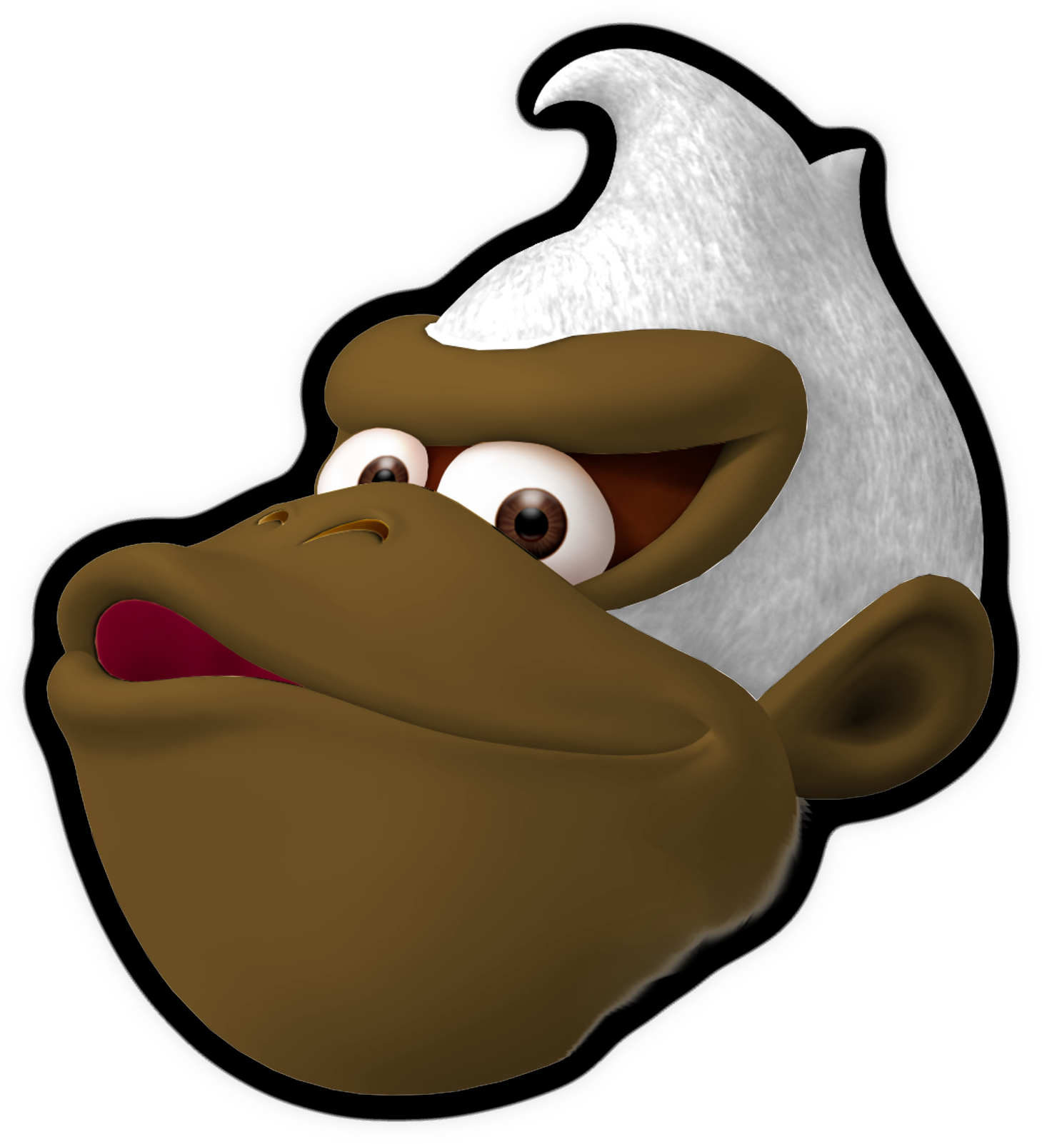 Resembles An Alternate Costume Donkey Kong Can Use - Cartoon (1738x1738)