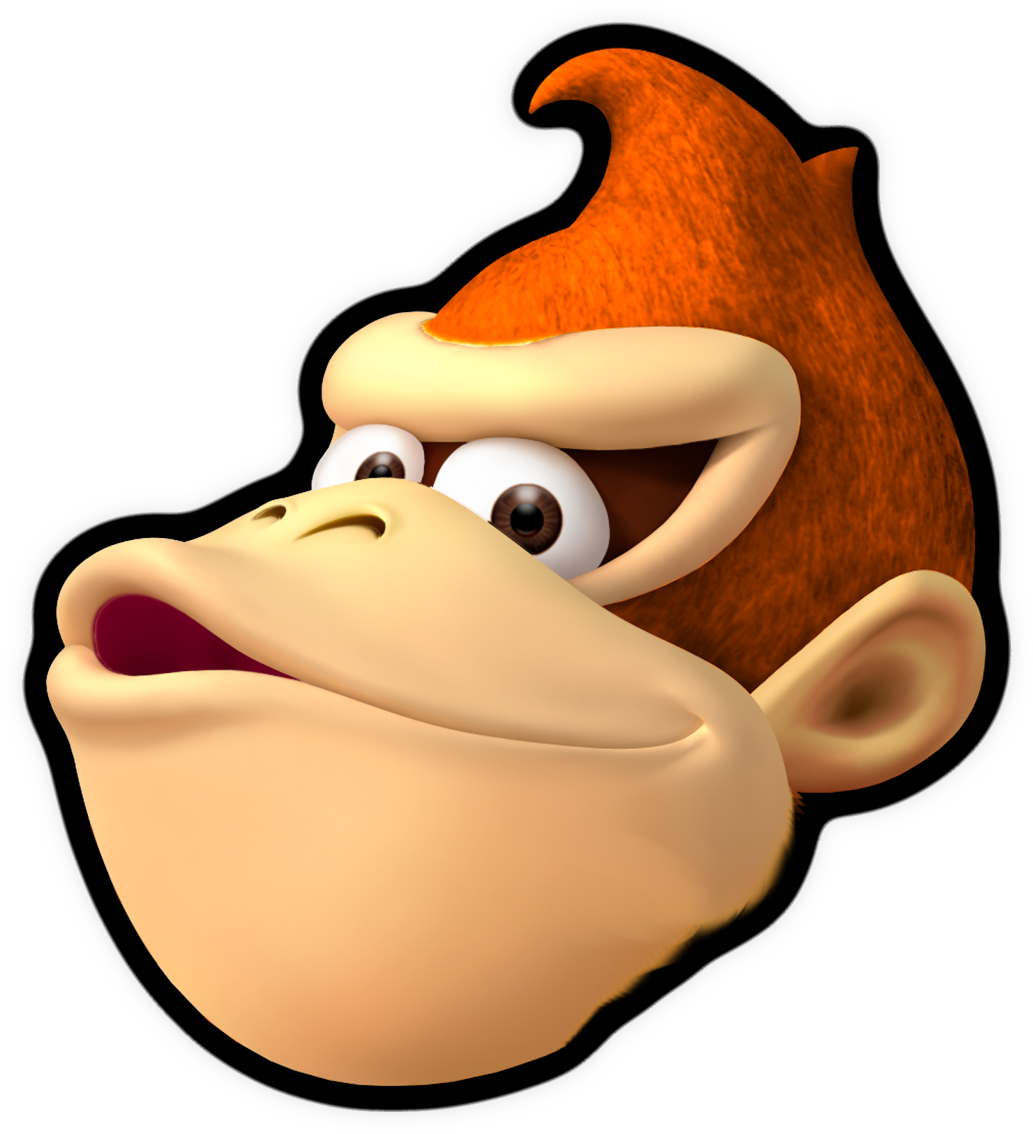 Based On Lanky Kong - Donkey Kong And Diddy Kong (1738x1738)