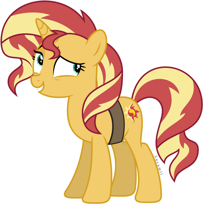 Vector Made In Equestria Girls - My Little Pony Sunset Shimmer (894x894)