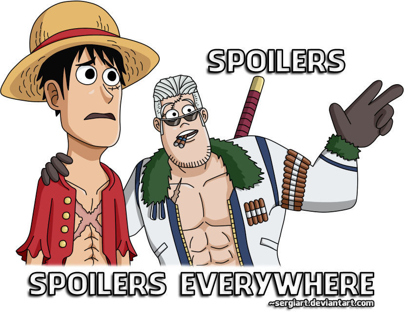 Spoilers, Spoilers Everywhere By Sergiart - One Piece Spoilers Spoilers Everywhere (829x641)