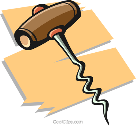 Corkscrew Royalty Free Vector Clip Art Illustration - Clip Art (480x443)