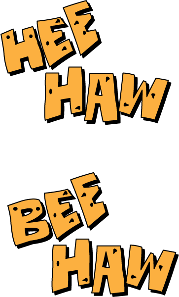 Hee Haw Logo Font (363x600)