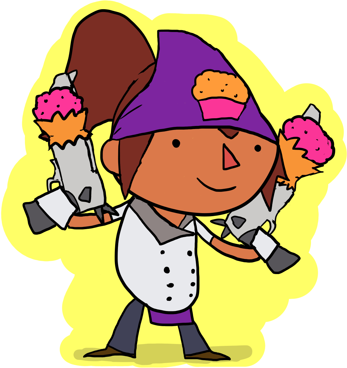Cupcake Cassidy By Clunse Cupcake Cassidy By Clunse - Cartoon (1127x1195)