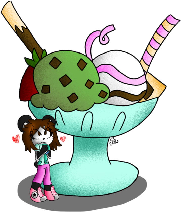Lil Ice Cream Thing By Kiwizzy - Cartoon (750x1066)