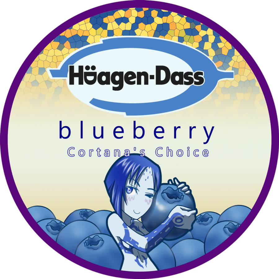 Cortana Loves Ice Cream By Grandbigbird Cortana Loves - Halo Cortana Ice Cream (900x900)