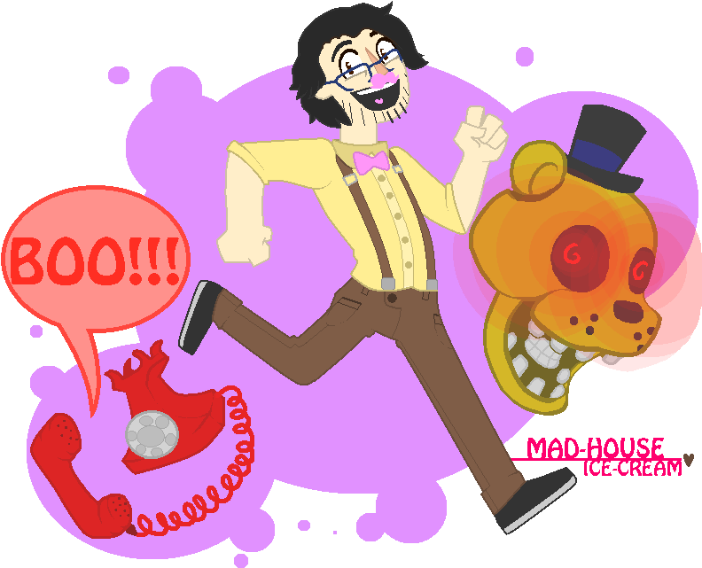Fnaf Markiplier By Madhouse Icecream - Markiplier Fnaf Art Fnaf (820x670)