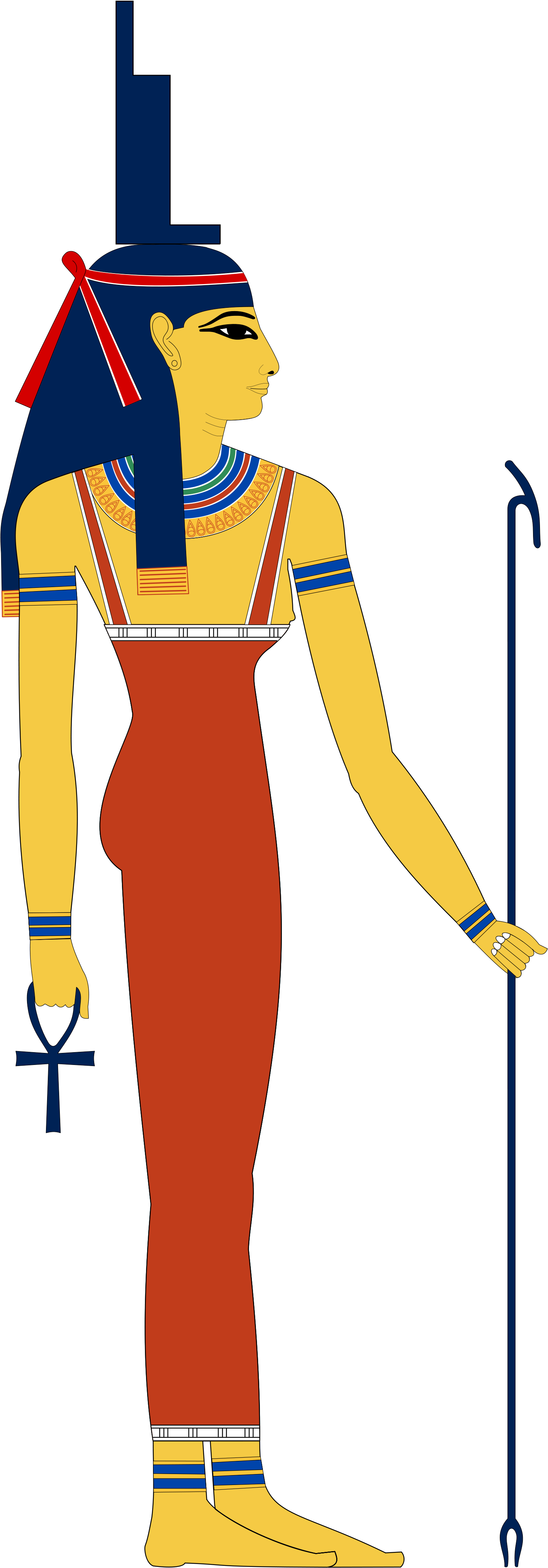 Open - Isis Ancient Egyptian God (2000x4389)