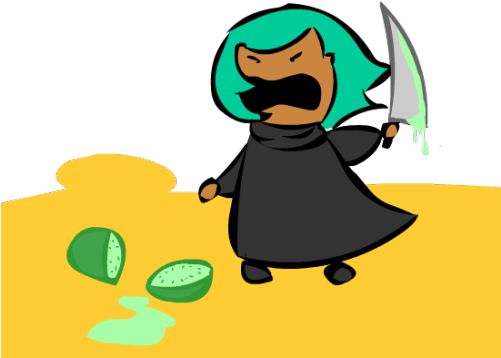 I Made An Isis Chan - Cartoon (500x364)