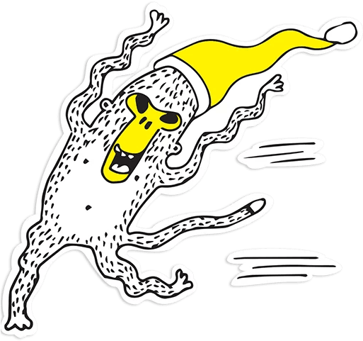 Isis The Monkey Messages Sticker-8 - Isis The Monkey Messages Sticker-8 (512x512)