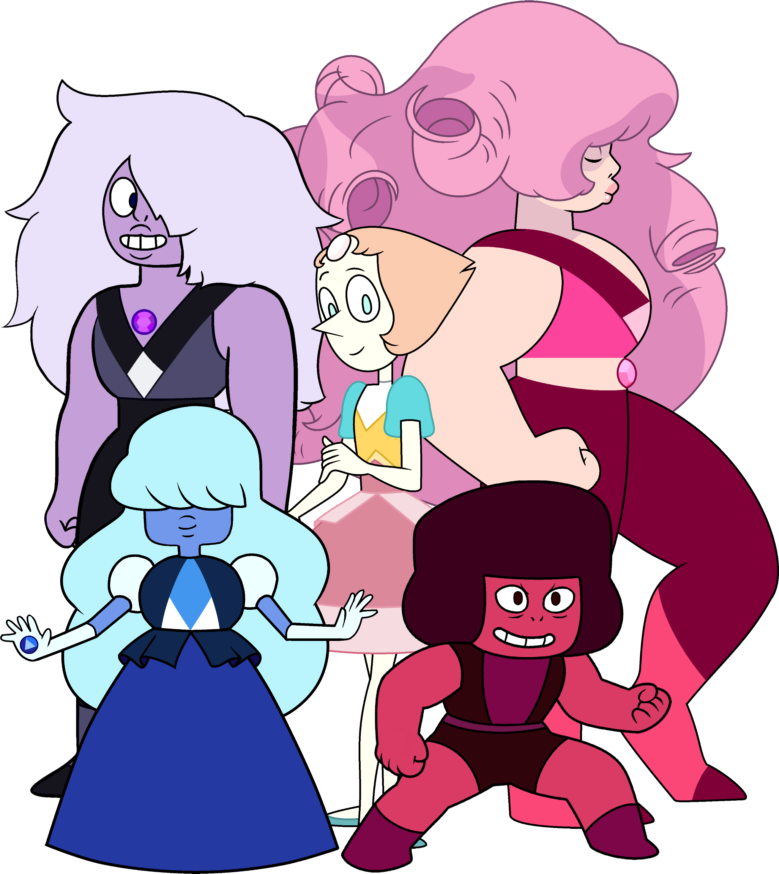 Pink Fictional Character Cartoon Mammal Vertebrate - Steven Universe (2833x3060)