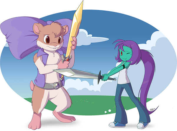 A Simple And Fun Illustration That I Created For A - Cartoon (600x443)