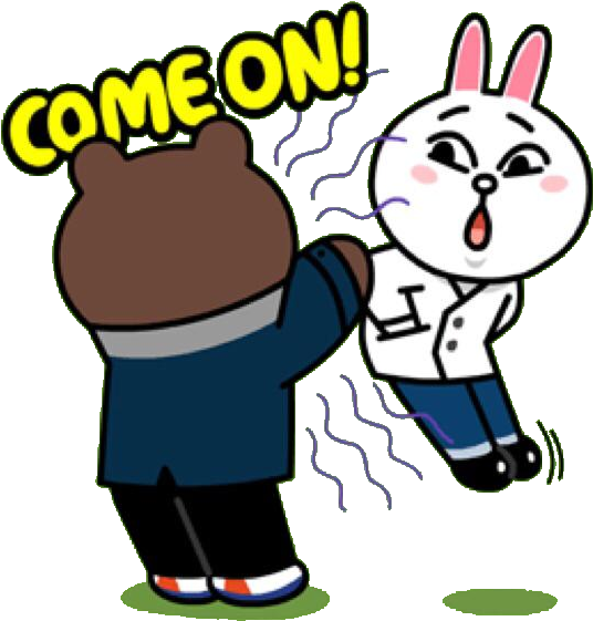 Brown And Cony In 'my Love From The Stars' - Brown Cony Make Love (603x640)