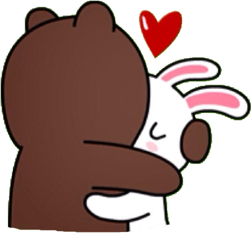 Actually I Must Admit That I Still Do Use The Stickers - Brown & Cony Gif (585x625)