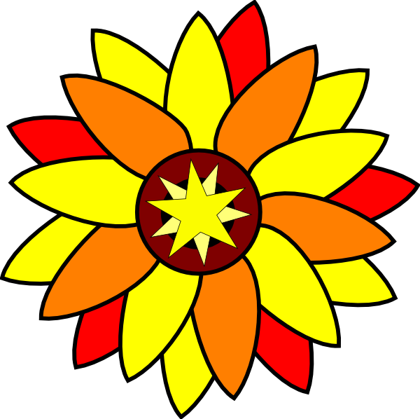 Sunflower Clip Art (600x598)