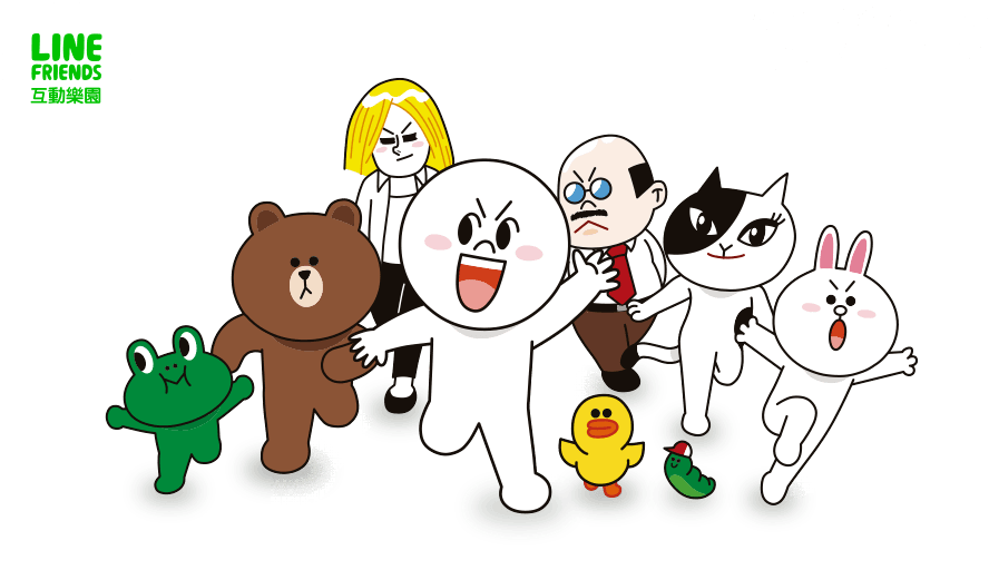 Line Friends Desktop (1000x600)