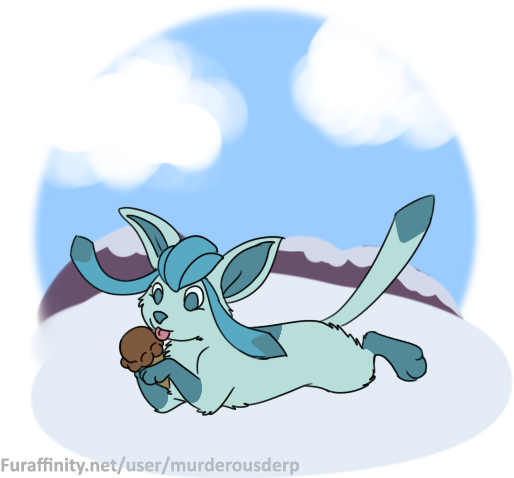 With Ice Cream - Cartoon (540x485)