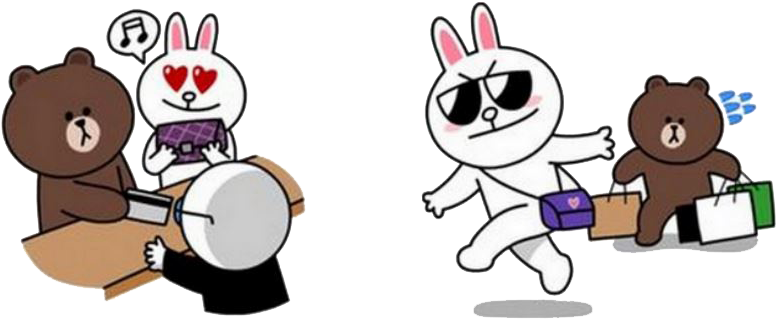 Mua Hàng Qua Điện Thoại - Brown Bear And Cony Bunny (929x504)