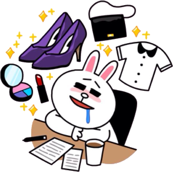 Cony Daydreaming During Work - Cony Daydreaming During Work (613x640)