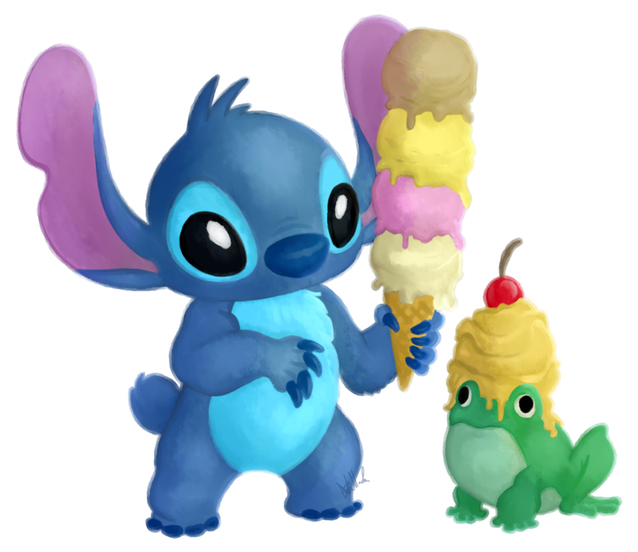 Paint Along - Stitch Ice Cream (976x818)