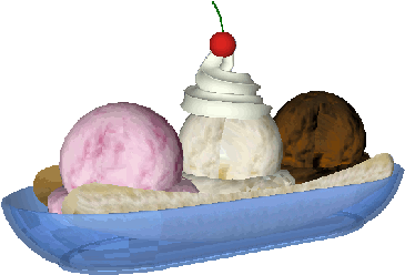 Picture - Banana Split Animated Gif (400x306)