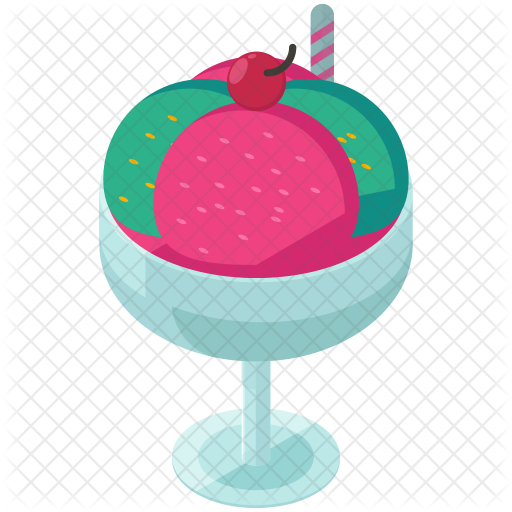 Ice-cream Icon - Strawberry (512x512)
