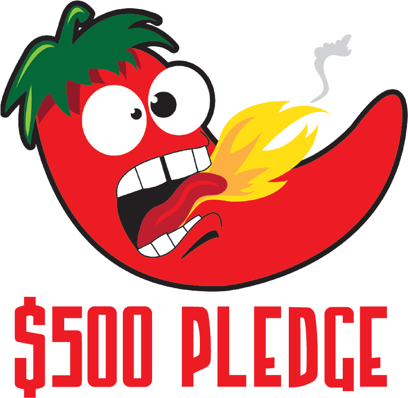 Pledge Product - Cartoon Eating A Hot Pepper (800x800)