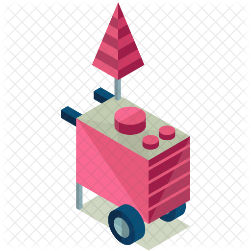 Ice-cream Icon - Food Cart (512x512)