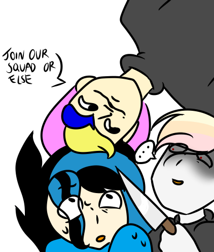 Eat Our Reeses Puffs By Whiterainbowyt - Cartoon (422x496)