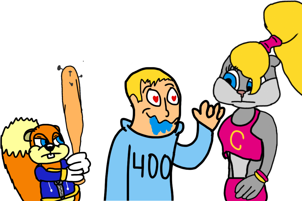 Reese In Conker's Bad Fur Day By Mrtheamazingdude - Conker (1061x753)