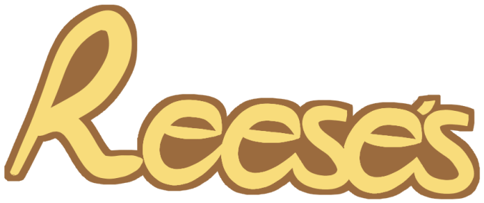 Reese's Logo White Outline By Carternga - Reese's Logo White Outline By Carternga (800x341)