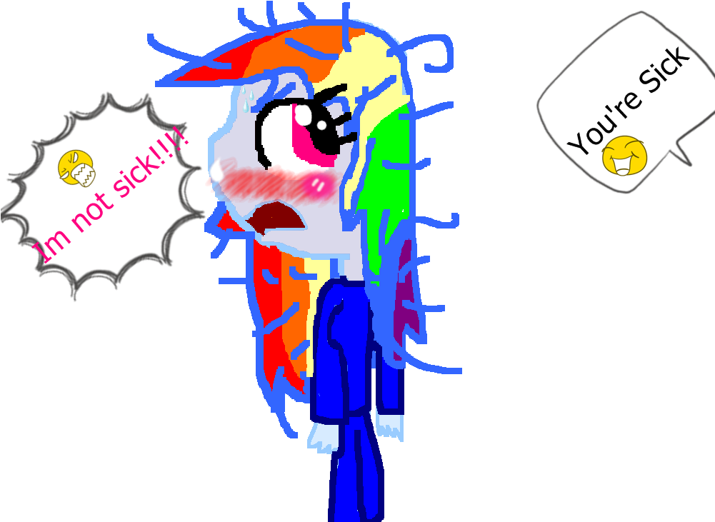 Sick Dash By Marioponyfan On Deviantart - Cartoon (1000x800)