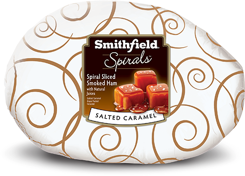 Salted Caramel Spiral Sliced Smoked Ham - Smithfield Salted Caramel Ham (620x450)