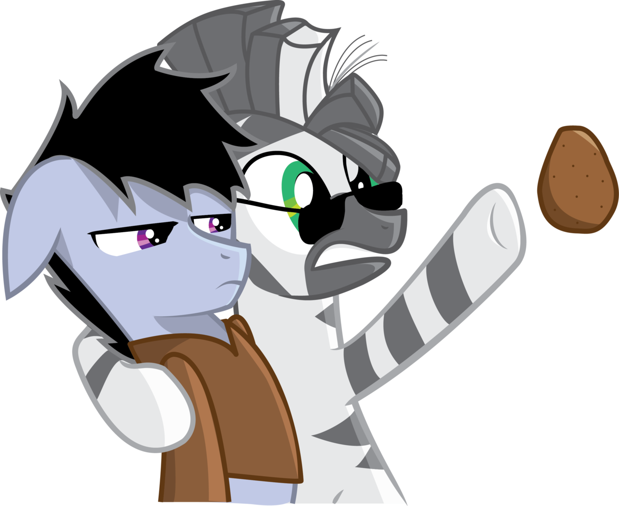 Atta-crossroads, Fallout Equestria, Oc, Oc Only, Potato, - Cartoon (1252x1024)
