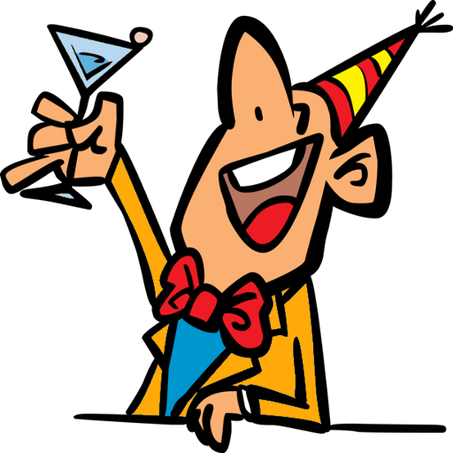 Party Planner - New Years Clip Art (512x512)