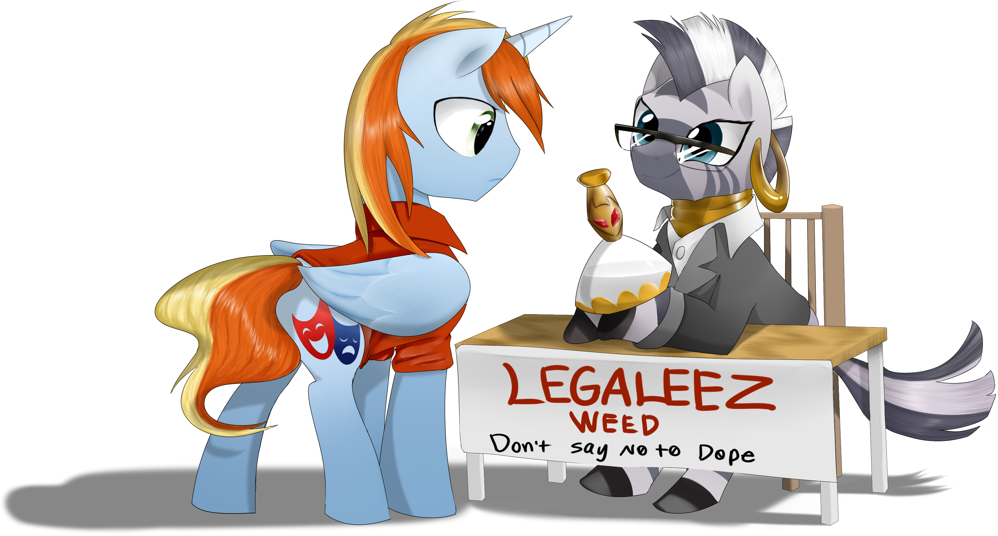 Marijuana, Oc, Pony, Safe, Simple Background, Transparent - Cartoon (3937x2362)