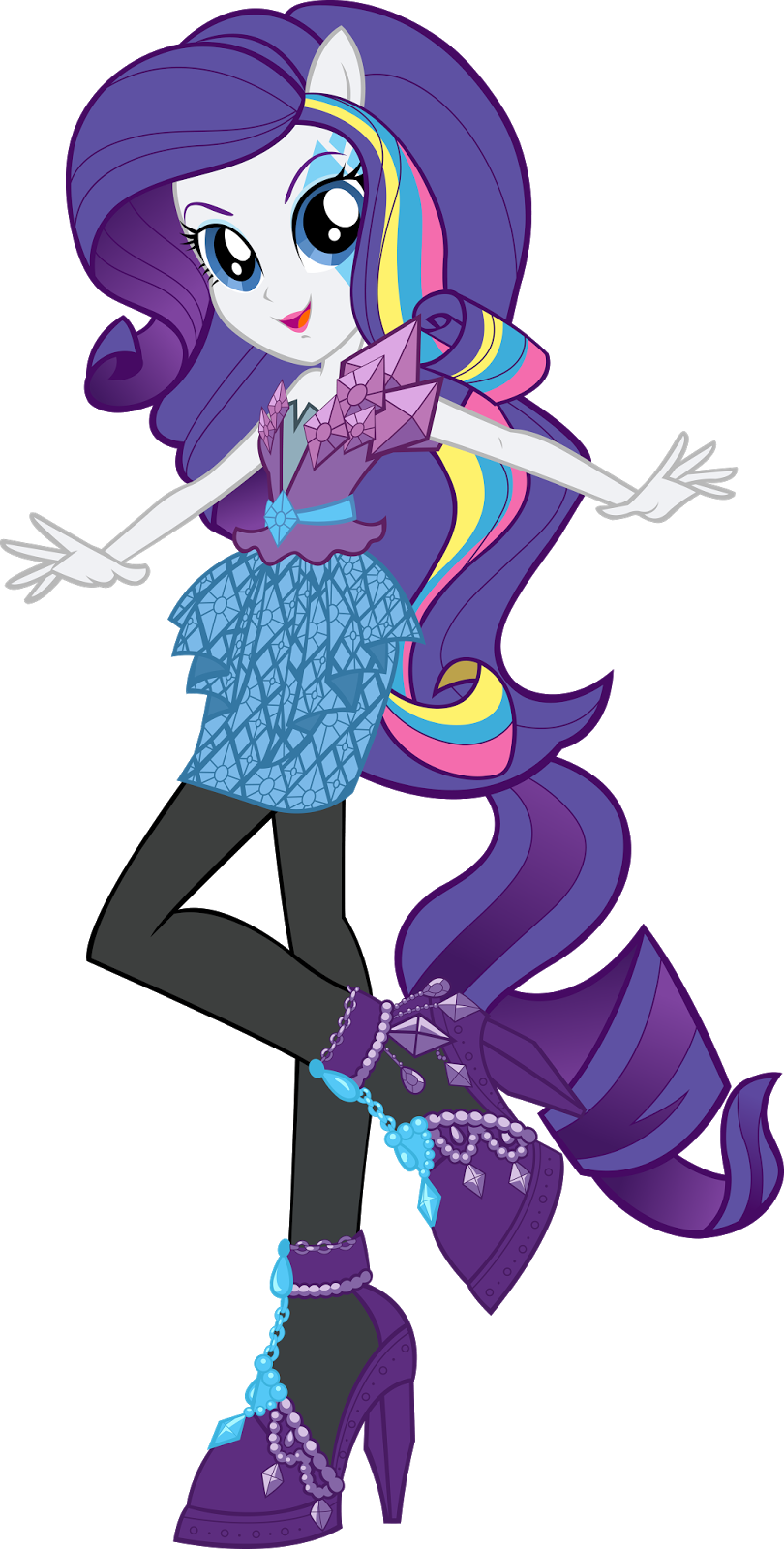 Boneca My Little Pony Equestria Girls Rarity Raibow - My Little Pony Equestria Girl Rarity (810x1600)