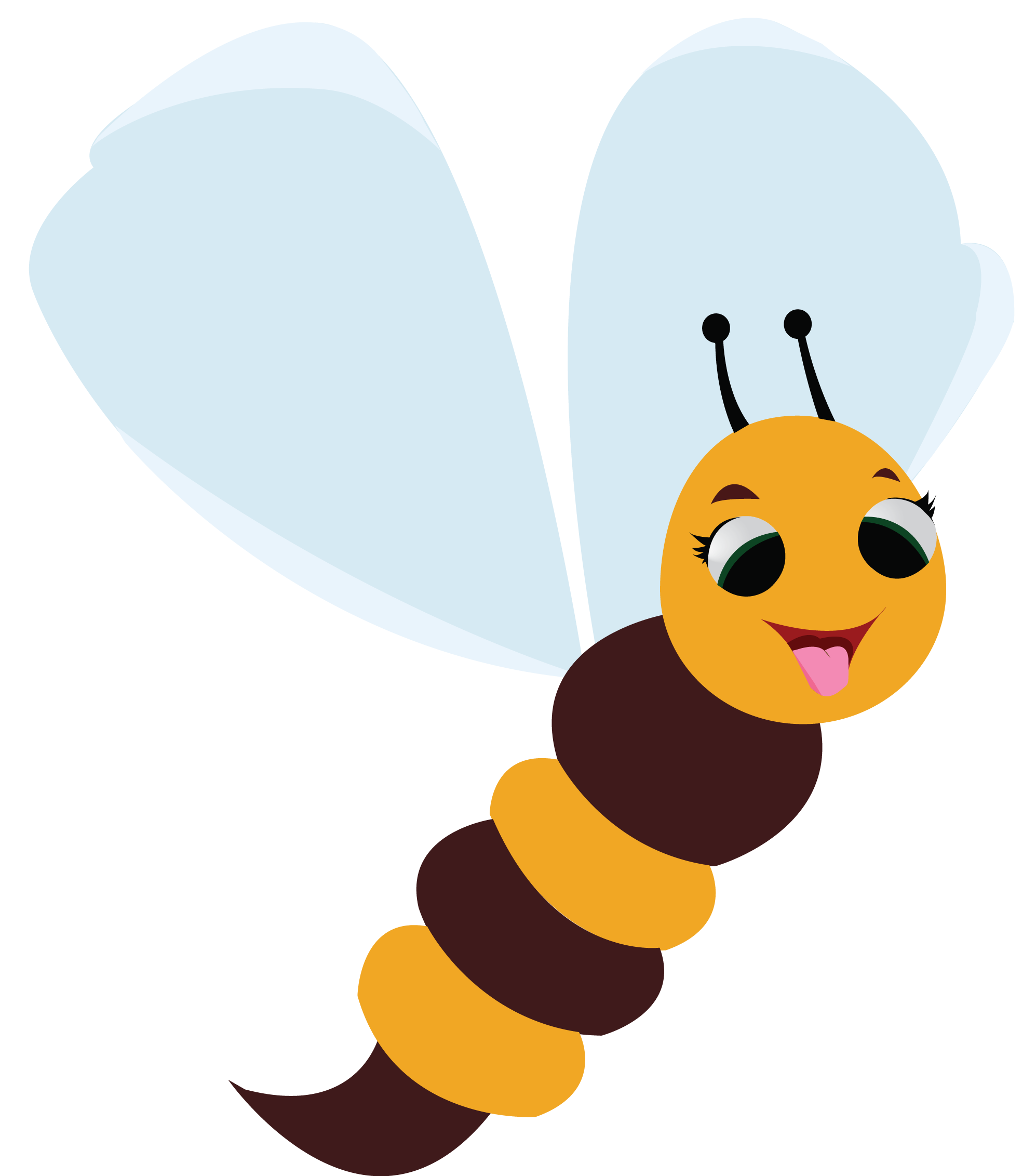 Honey Bee Cartoon Euclidean Vector - Portable Network Graphics (1995x2263)